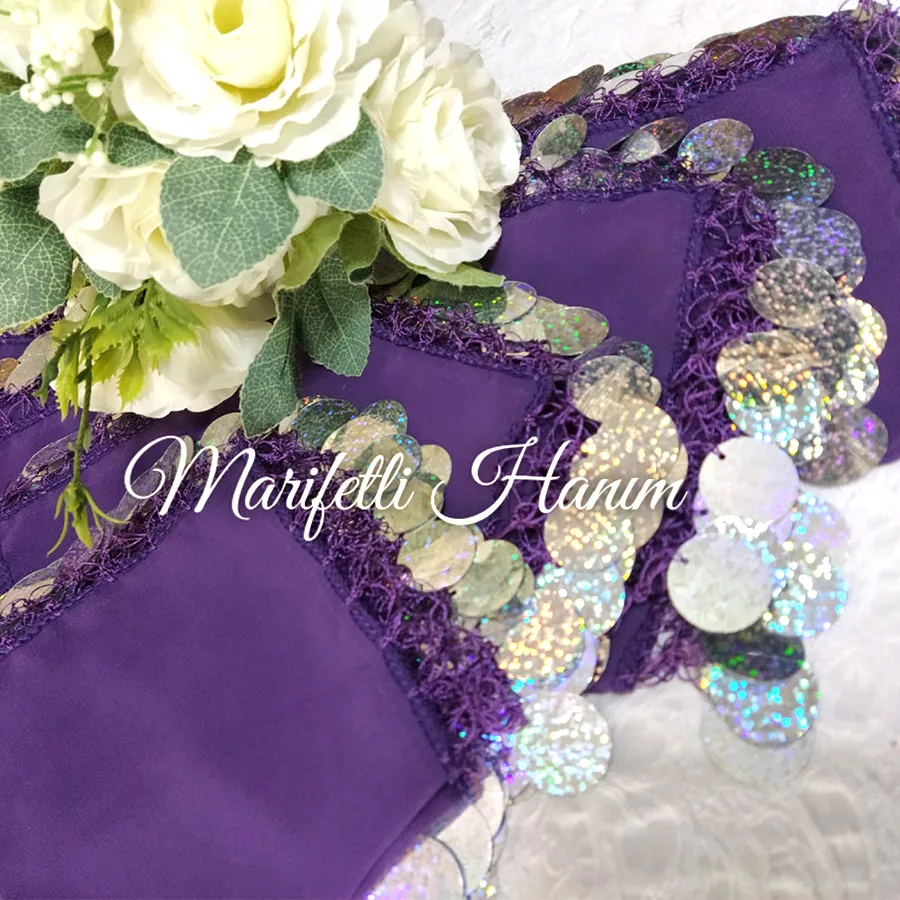 mor halay mendili, mor kına mendili