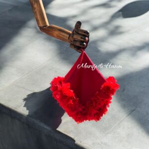 Kırmızı Çiçekli Gelin Mendili, Halay Mendili