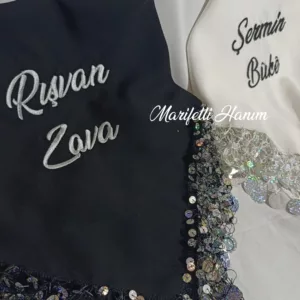 Büyük boy halay mendili, kişiye özel